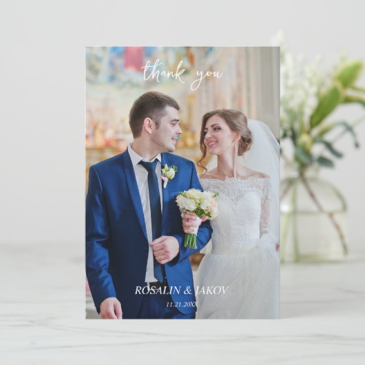 Boho Blush Floral Wedding Invitation (Debout devant)