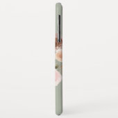 Boho Blush Pink Floral Wreath Sage Greenery Name Case-Mate iPhone Case (Achterkant/links)