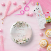 Boho blush roze rozen eucalyptus groen goud papieren kommen (Feest)