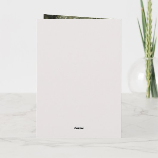 Boho Blush Waterverf Bloed Pampas Grass Wedding (Achterkant)