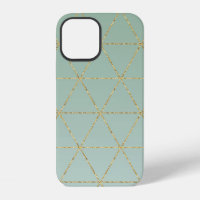Boho Boheemse Chic Goud & Mint Geometrisch Glamour