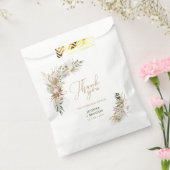 Boho Bohème Vert & Or Bohème Mariage Faveur Sacs (Scellé)