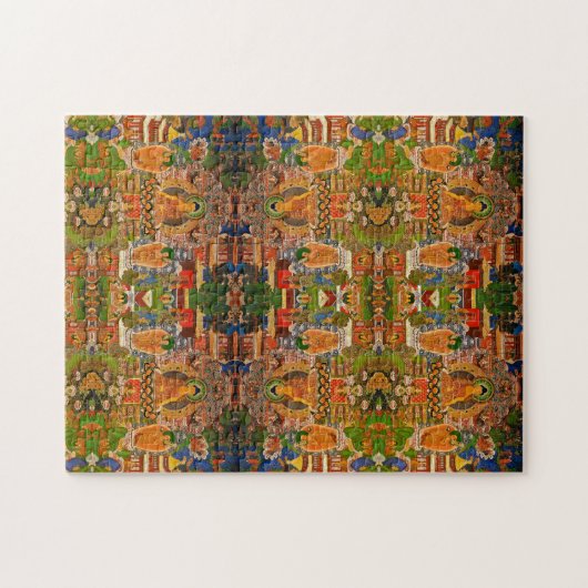 Boho Bohemian Blessing Bohemen boeddhistisch boedd Legpuzzel (Horizontaal)