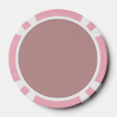 Boho Bohemian Pastel Regenboog Mauve Achtergrond Poker Chips (Achterkant)
