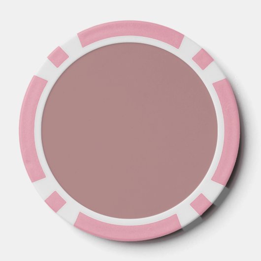 Boho Bohemian Pastel Regenboog Mauve Achtergrond Poker Chips (Achterkant)