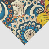 Boho Bohemian Retro Colorful Pattern Tissuepapier (Detail)