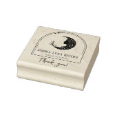 Boho Boog Hemelse Halve Maan Dank Je Rubberstempel (Stempel)