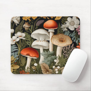 Boho bos paddenstoelen wilde bloementuin sporten muismat