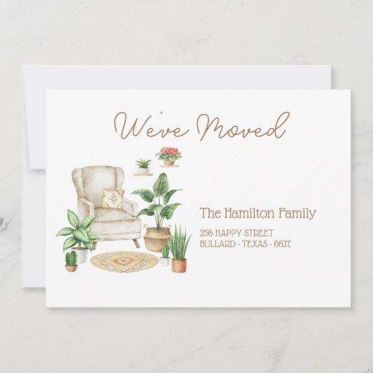 Boho Botanica Bewegen Aankondiging (Voorkant)