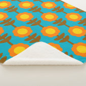 Boho Botanica Sherpa Blanket Deken (3/4)