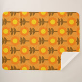 Boho Botanica Sherpa Blanket Deken (Voorkant (horizontaal))