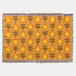 Boho Botanica Throw Blanket Deken
