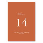 Boho Botanical Autumn Wedding Kaart (Voorkant)