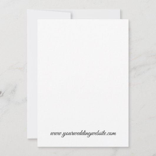 Boho Botanical Elegance Wedding Invitation (Dos)