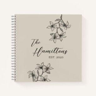 Boho Botanical Guest Book Wedding Notitieboek
