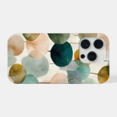 Boho Botanical Leaf Mid Century Abstract  iPhone Hoesje (Achterkant horizontaal)
