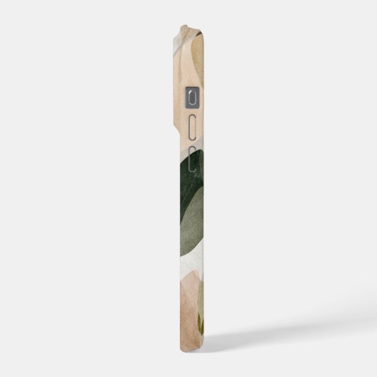 Boho Botanical Leaf Pattern Phone Case Neutral  iPhone Hoesje (Linkerkant)