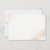 Boho Botanical Wedding RSVP Kaarten (Achterkant)