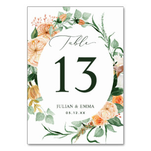 Boho Botanical White Greenery Floral gepersonalise Kaart