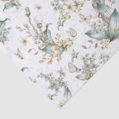 Boho Botanische Bloemenvlinders Decoupage Tissuepapier (Detail)