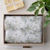 Boho Botanische Bloemenvlinders Decoupage Tissuepapier (Geschenk)