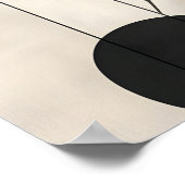 Boho Botanische Geometrische Illustratie Poster (Hoek)