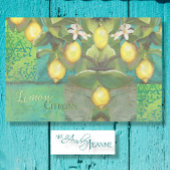 BOHO Botanische Lemon  Ephemera ontkoppeling Tissuepapier