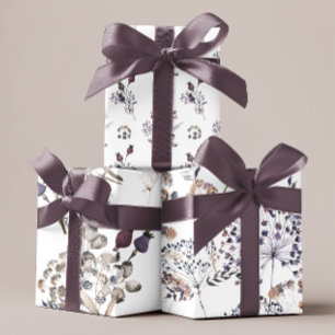 Boho Botanische papierbladen voor het verpakken Inpakpapier Vel