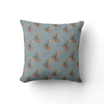 Boho Botanische Patroon Mocha Mousse en accenten