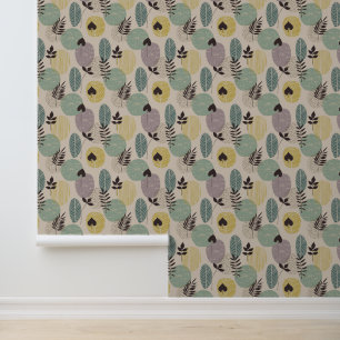 Boho Botanische stoffen Behang