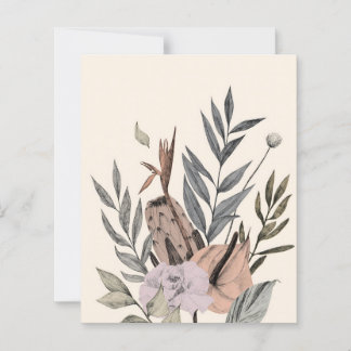 Boho Botanische Tuin - Bloemenillustratie