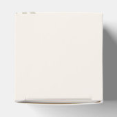 Boho Botanische Wit Roze Pose Bedankdoosjes (Bovenkant)