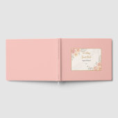Boho Botanische Wit Roze Pose Gastenboek (Volledig)