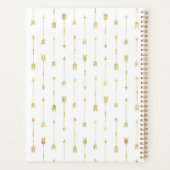  Boho Bouquet gepersonaliseerd Planner (Achterkant)