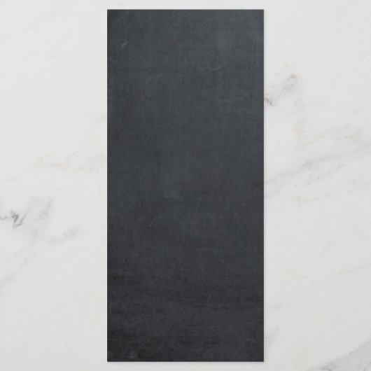 Boho Bourgogne Bloemkrijt Bruiloft Menu Kaarten (Achterkant)