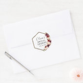 Boho Bourgogne Envelop voor Stickers (Envelop)