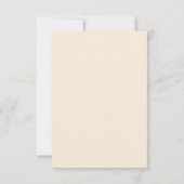 Boho Bourgogne Rose RSVP (Dos)