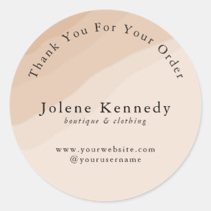 Boho Boutique / Kleding Bedankt Sticker