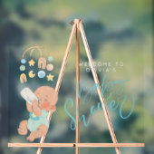 Boho boy baby shower acryl welkomstbord acryl bord (Neutraal)