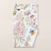 Boho, Branché, Aquarelle, Chic, Moderne, Pastel (Serviette à main)