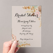 BOHO BRIDAL SHOWE INVITATION (In situ (ordinateur de poche))