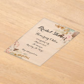 BOHO BRIDAL SHOWE INVITATION (Poser)