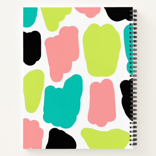 BOHO Bright Pastels Onderwerp Notitieboek (Achterkant)