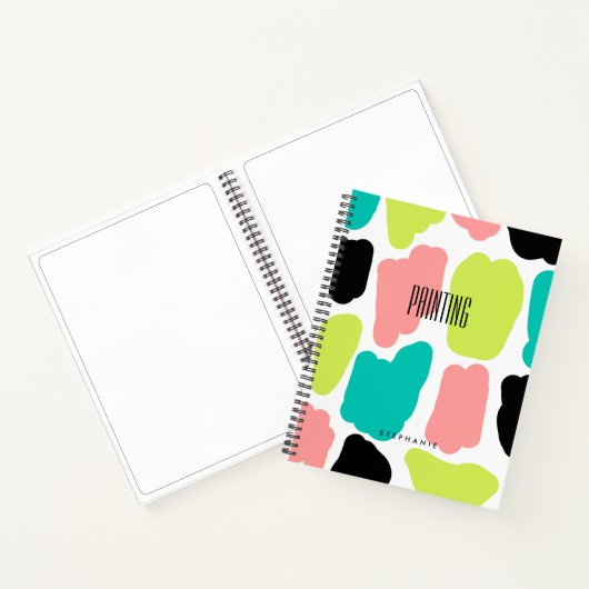 BOHO Bright Pastels Onderwerp Notitieboek (Binnen)