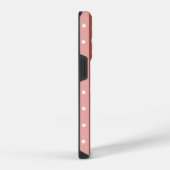 Boho Brown, Burgundy, Green en Mauve Whimsical iPhone Hoesje (Rechterkant)