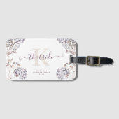 Boho bruid bagagelabel (Voorkant (horizontaal))