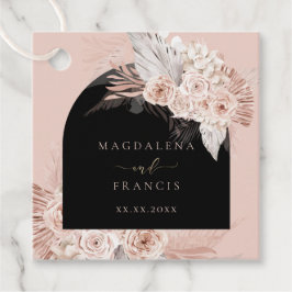 boho-bruiloft bedankjes labels