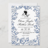 Boho Bruiloft Elegant Script Kasteel Bruiloft Kaart (Voorkant)