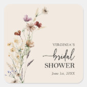 Boho Bruiloft Feest Envelope Zegel (Voorkant)