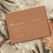 Boho bruiloft foto collage dank u Briefkaart